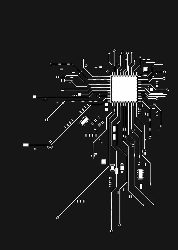 Minimalist Circuit Board Schematic