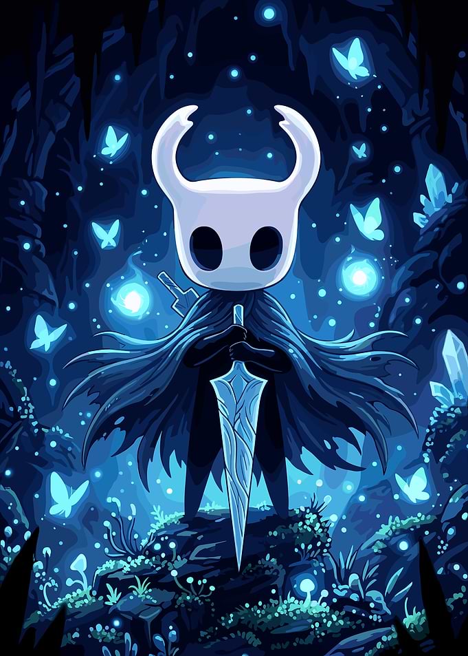 The Knight from Hollow Knight