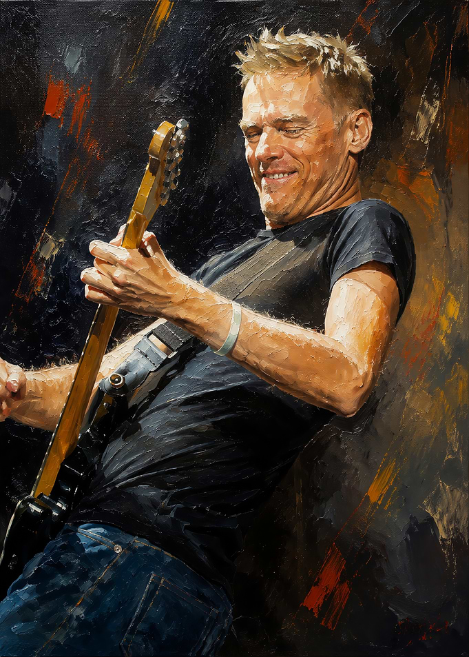Bryan Playing Electric Guitar