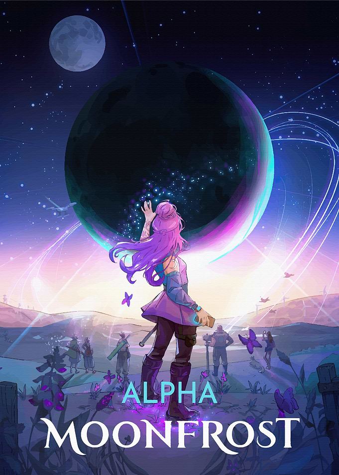 Alpha Moonfrost Fantasy Game Poster