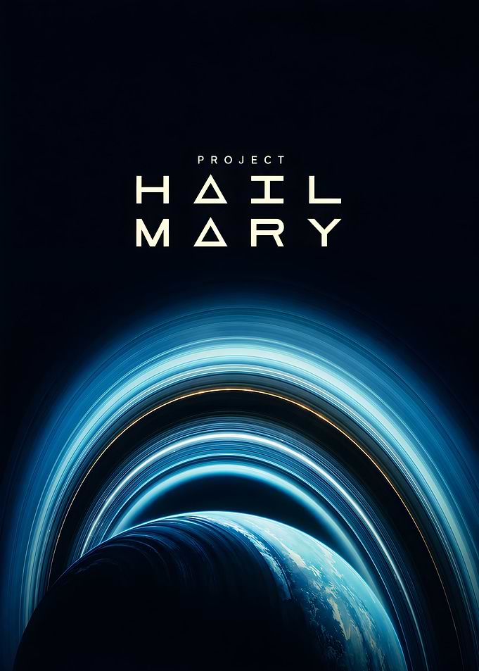 Project Hail Mary Space Poster