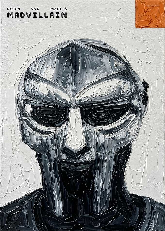 Madvillain MF DOOM Oil Painting