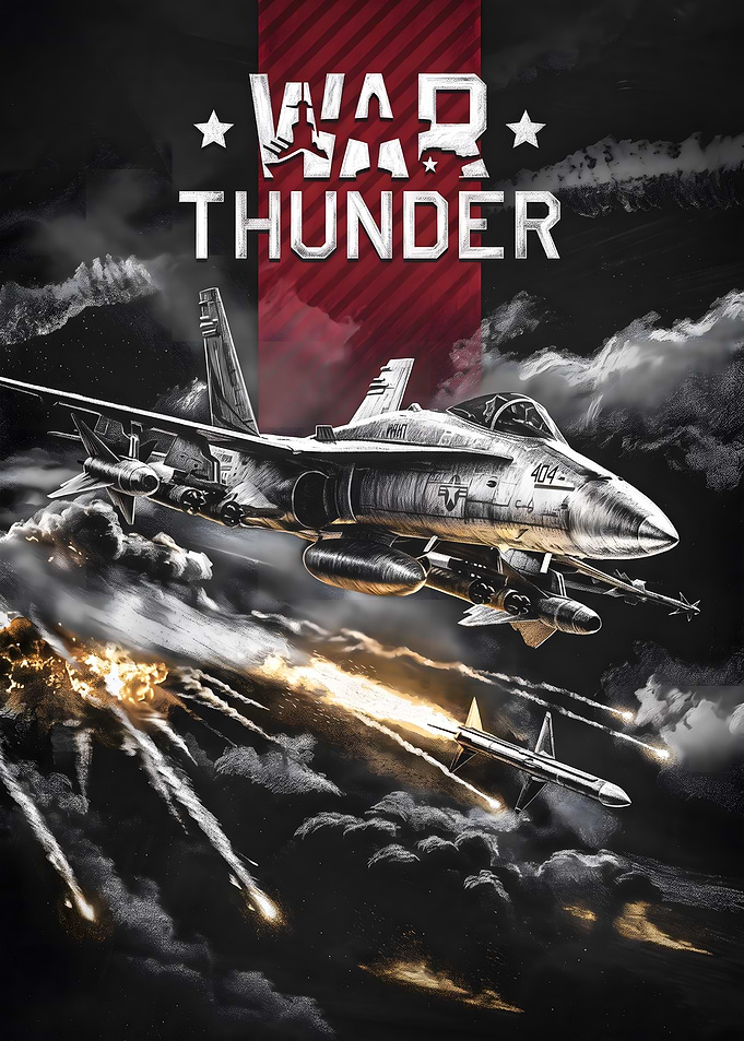 War Thunder Fighter Jet Poster