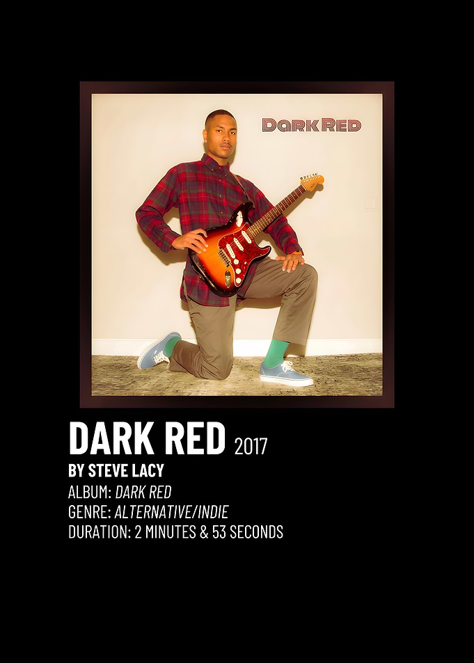 Dark Red Album Poster