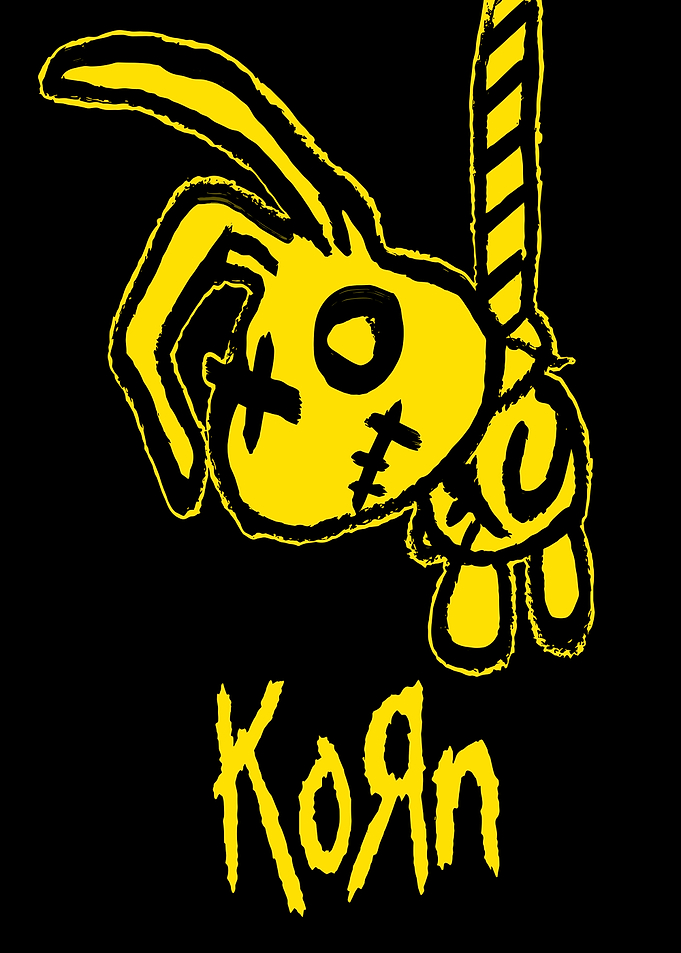 Korn Band Logo and Bunny Graphic