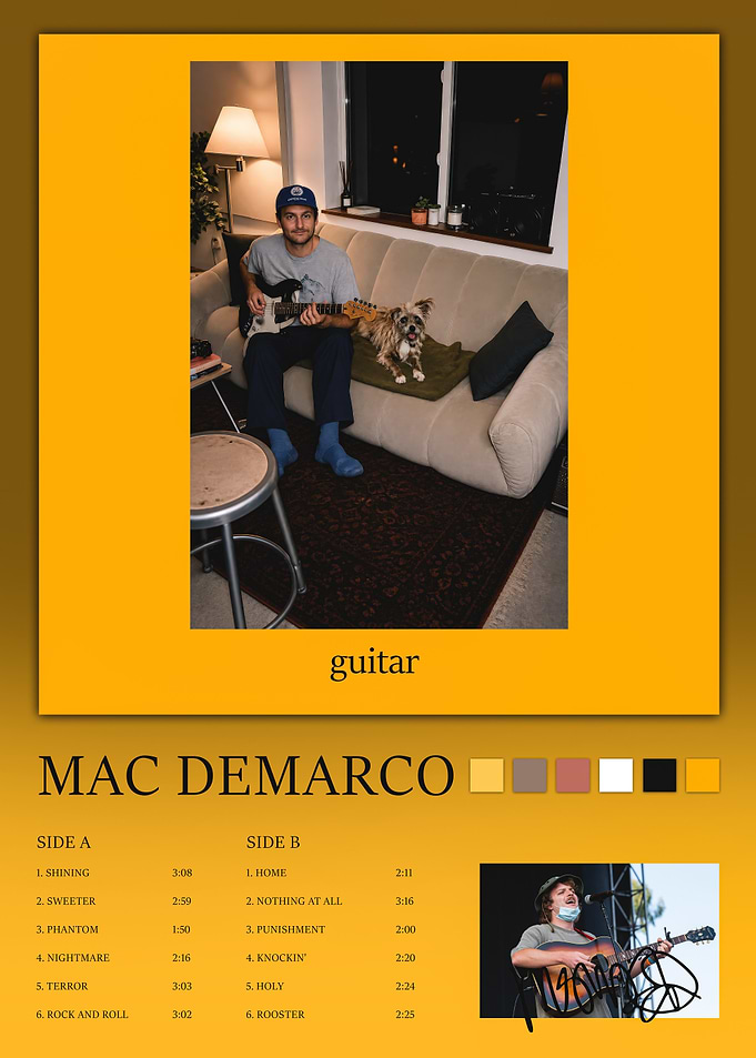 Mac DeMarco Guitar Poster
