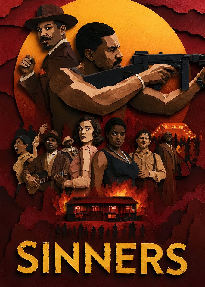 Sinners Movie Poster Art