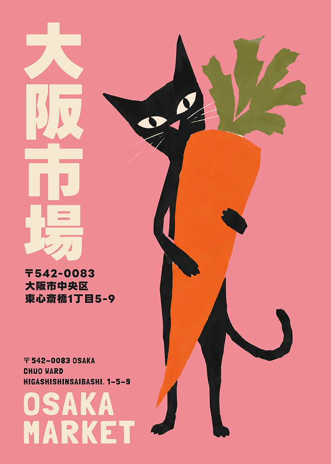 Osaka Market Poster