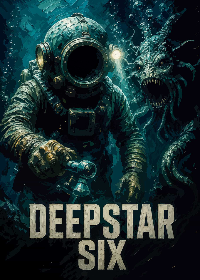 Deepstar Six Underwater Horror Poster