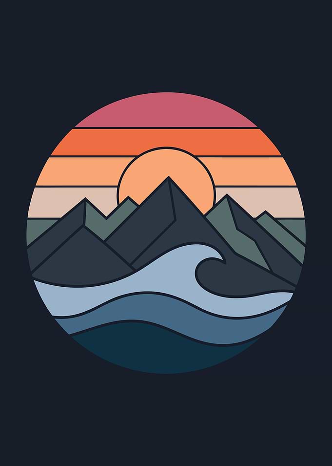 Where Mountains Meet Waves