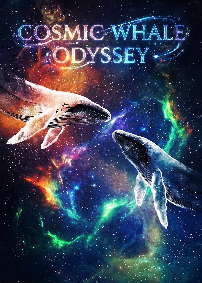 Cosmic Whale Odyssey Space Art