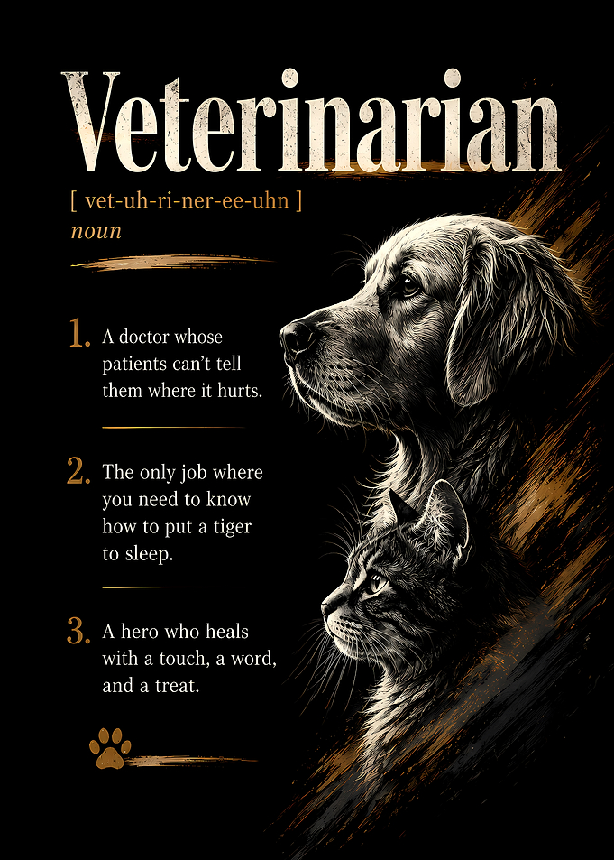 Veterinarian Definition Poster