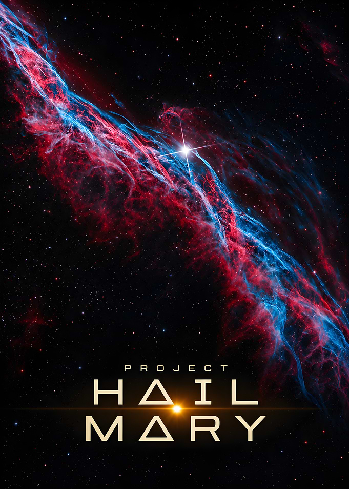 Project Hail Mary Space Poster