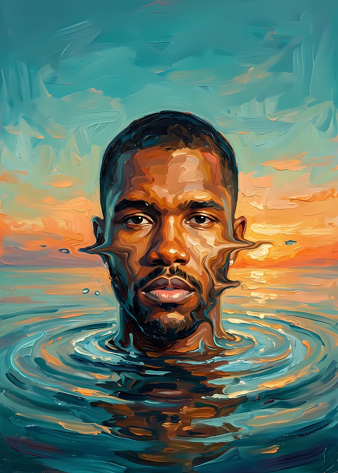 Frank Ocean Oil Painting Portrait
