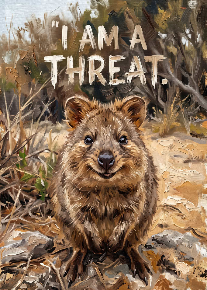 Funny Quokka I Am A Threat