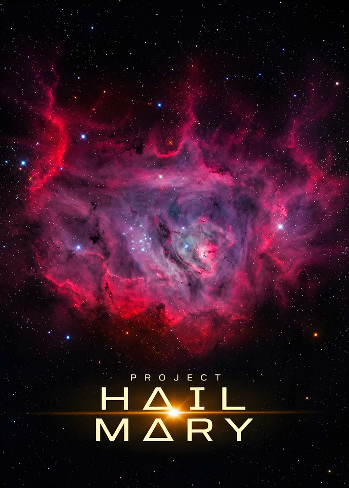 Project Hail Mary Space Poster