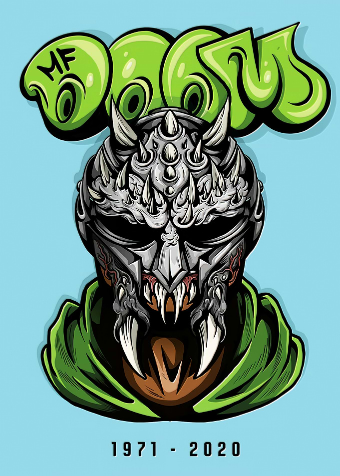 MF DOOM Tribute Illustration
