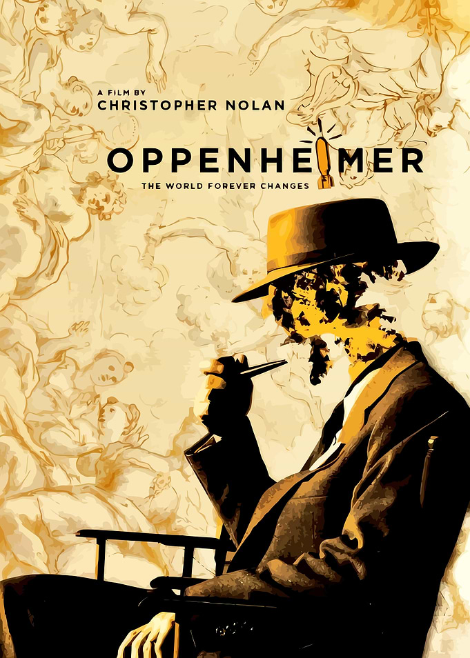 Oppenheimer Illustration Movie Fan Art