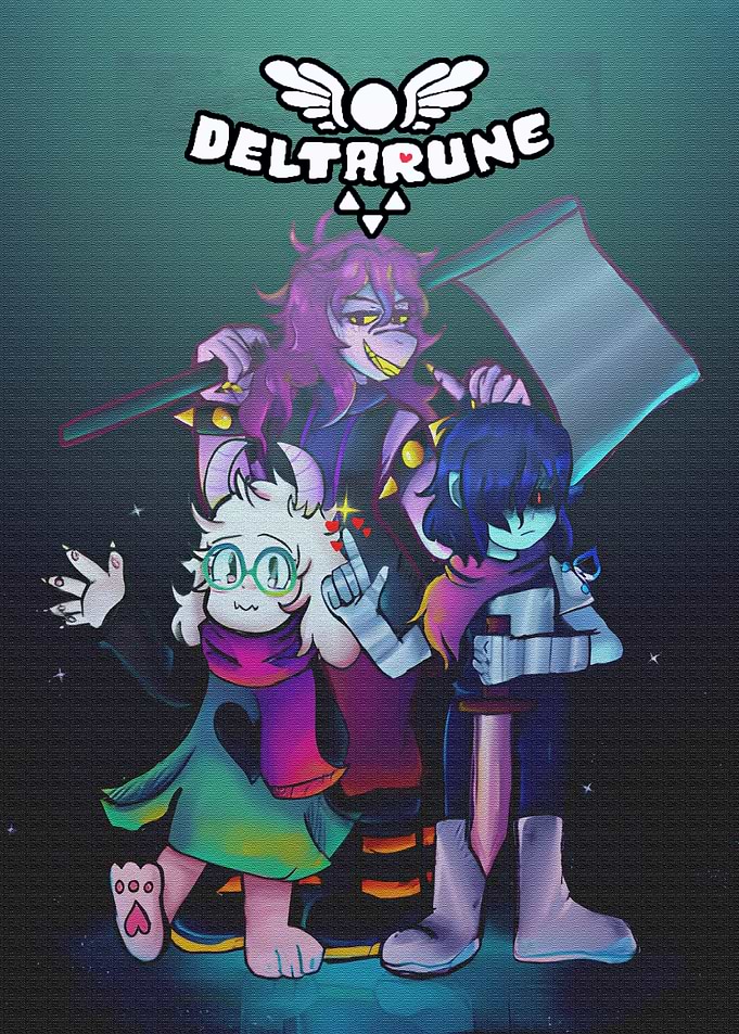 Deltarune Main Trio Fan Art