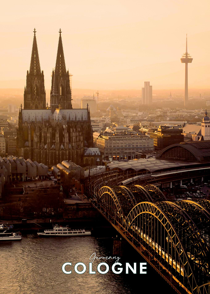 Cologne Cathedral and Hohenzollern Bridge