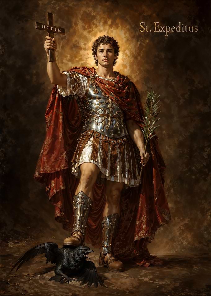 Saint Expeditus Painting