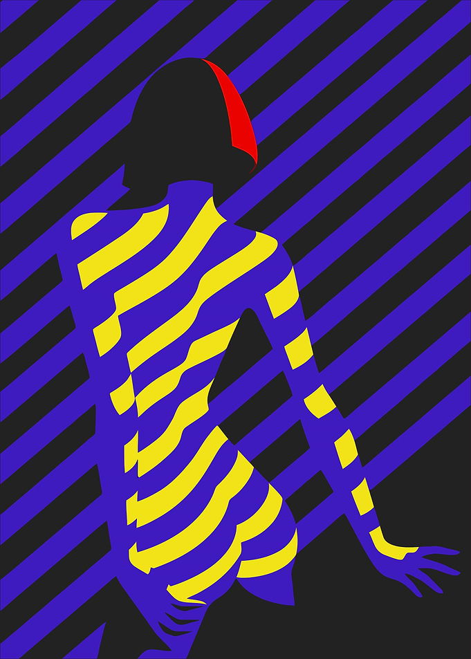 Abstract Silhouette of a Woman