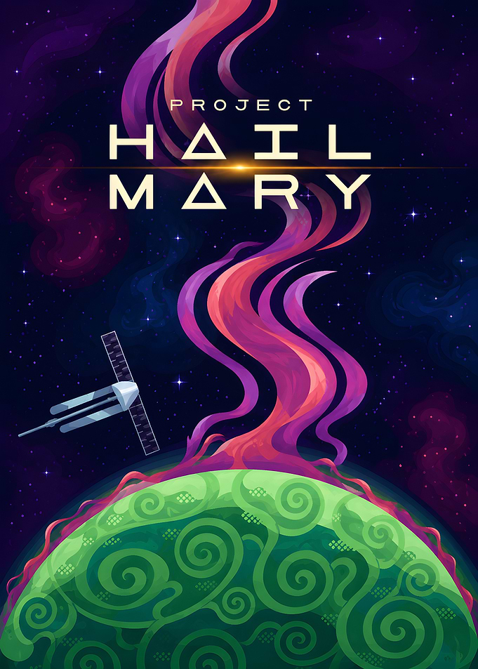 Project Hail Mary Space Poster