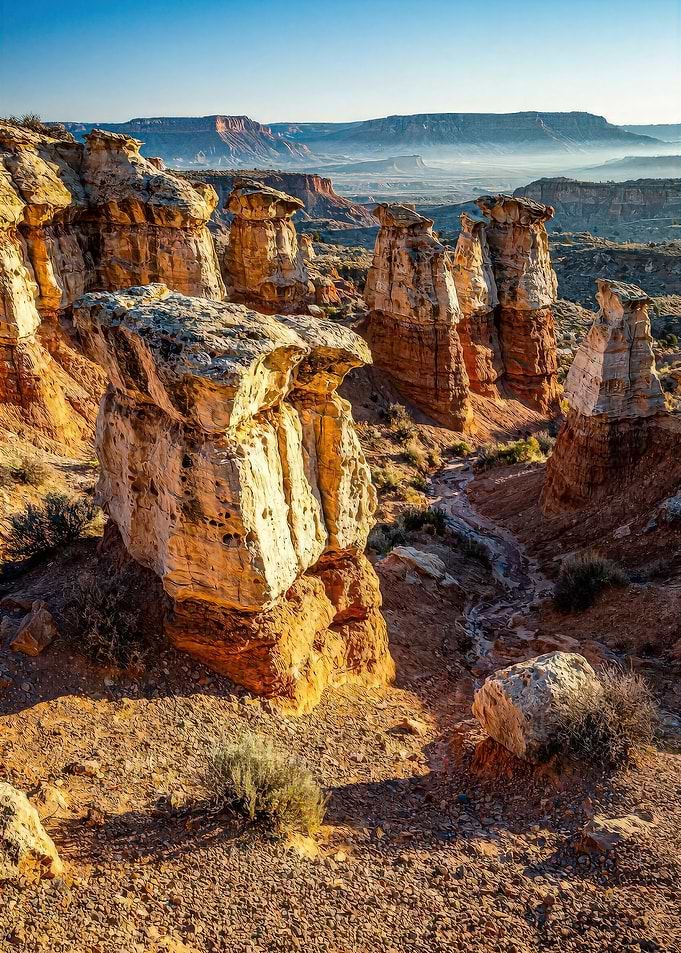 Desert Hoodoos at Sunrise