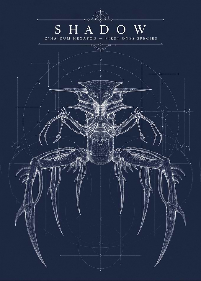 Babylon 5 Shadow Vessel Blueprint