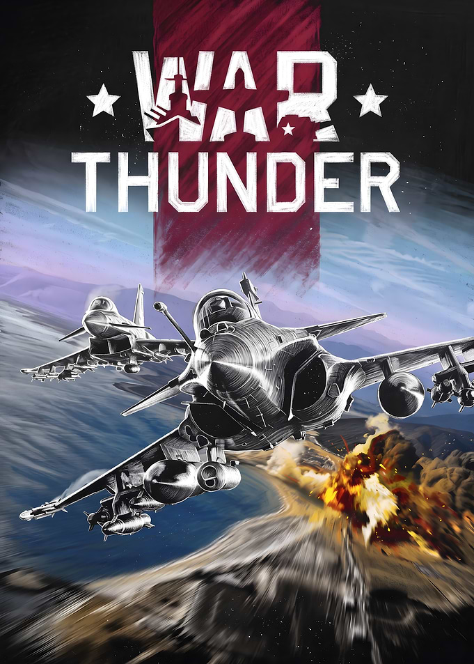 War Thunder Fighter Jet Poster