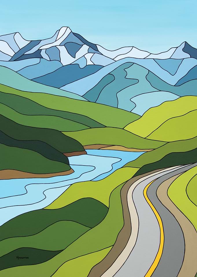 Hazelton Mountains over Highway 16