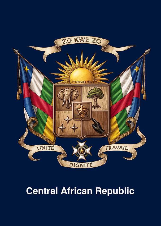 Coat of Arms of Central African Republic