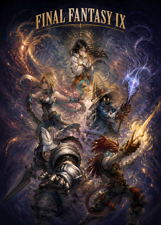Final Fantasy IX Official Key Art