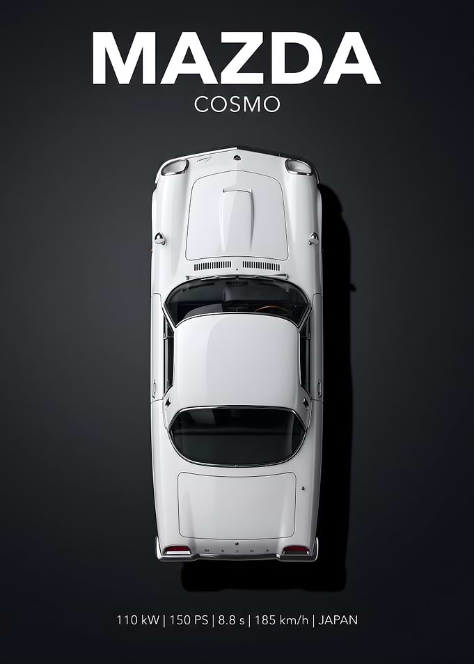 Minimalist Mazda Cosmo Poster