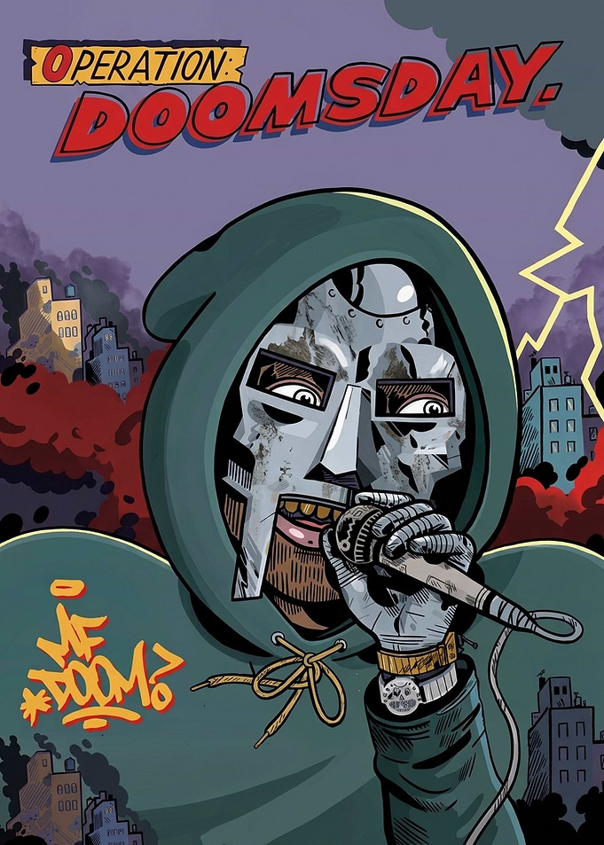 MF DOOM Operation Doomsday Comic Art