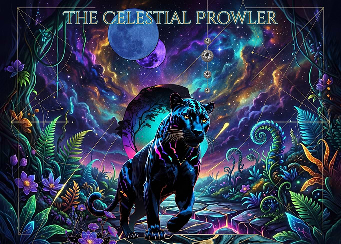 The Celestial Prowler Panther Art