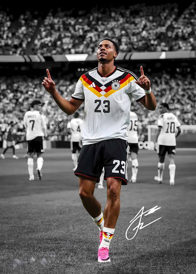 Felix Nmecha Celebrating Goal