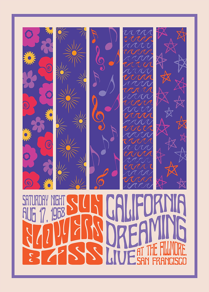 California Dreaming Retro Poster