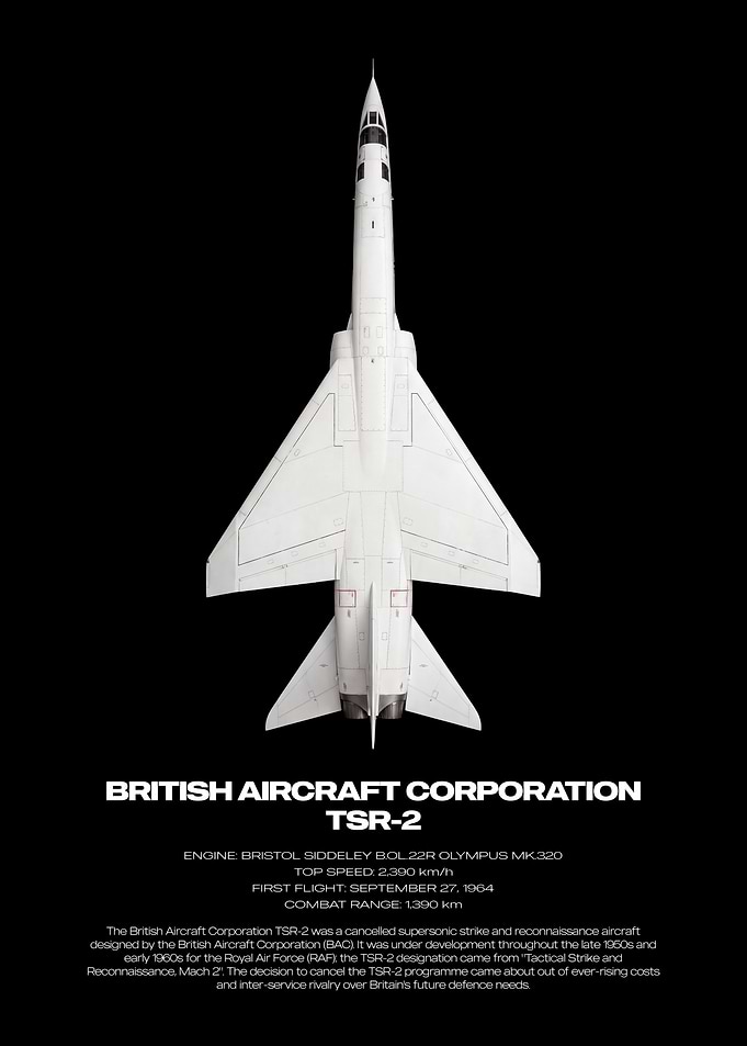 British Aircraft Corporation TSR-2 Poster
