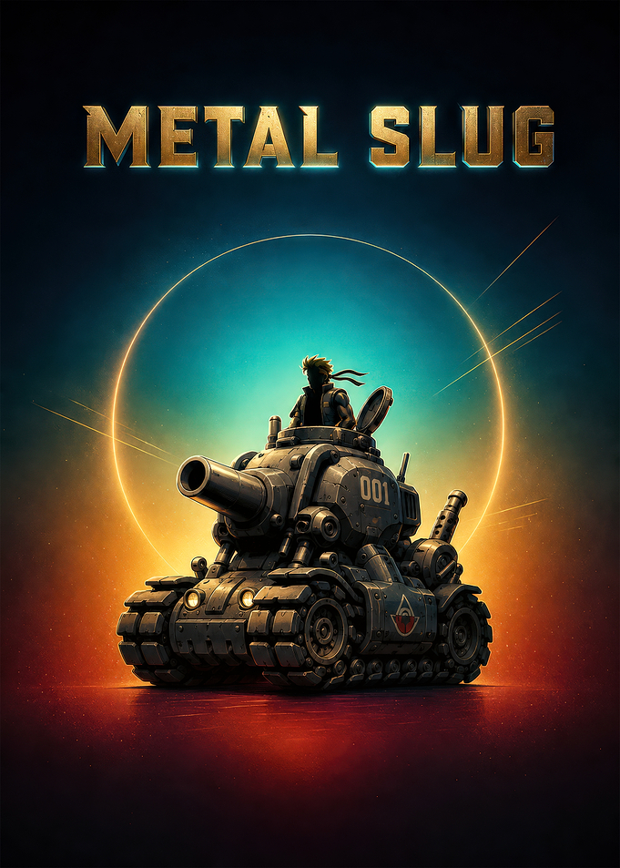 Metal Slug Tank Poster