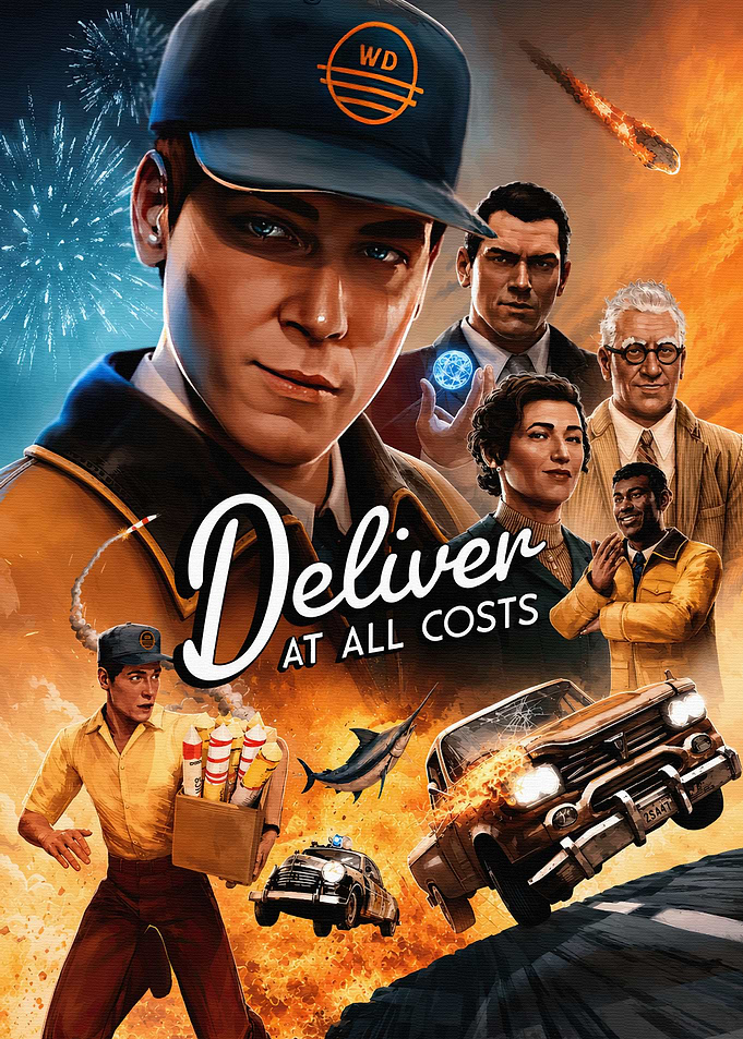 Deliver At All Costs Game Poster