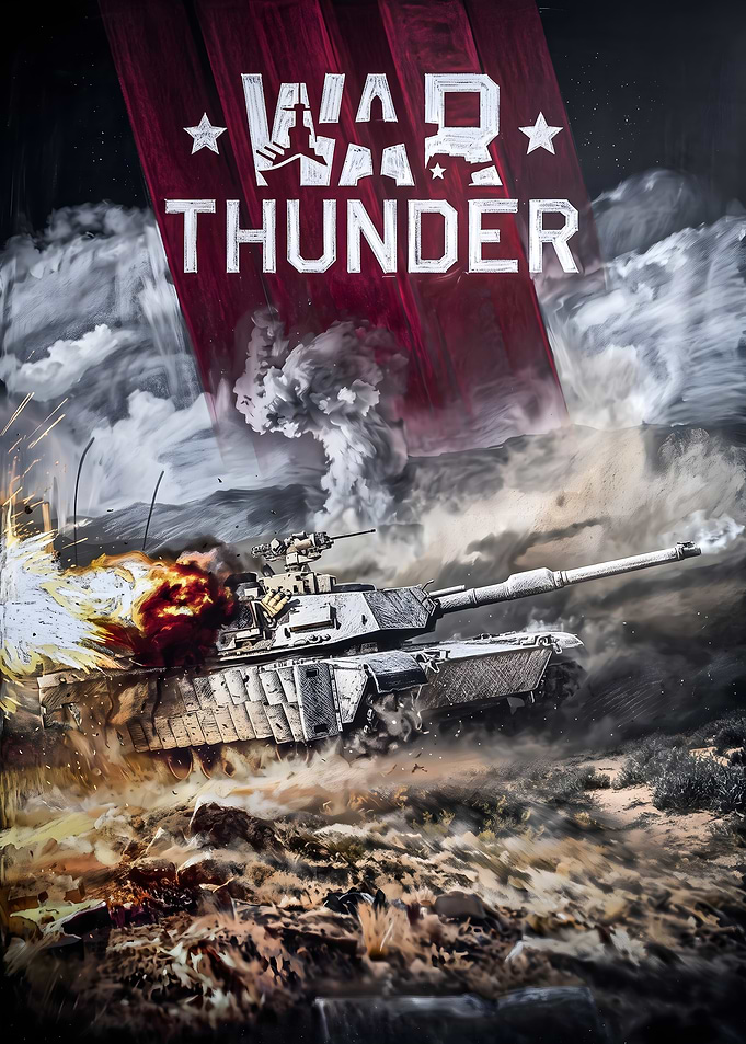 War Thunder Tank Combat Poster