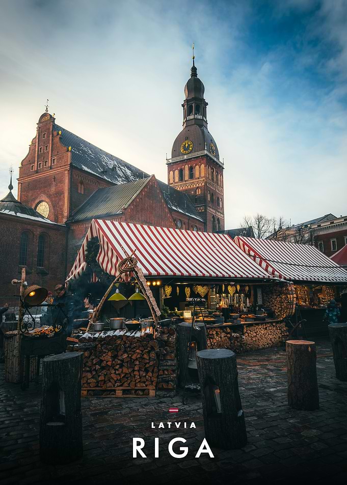 Riga Christmas Market in Latvia