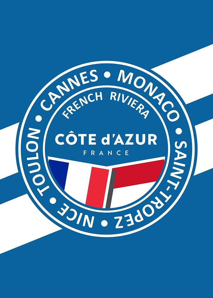 Côte d'Azur French Riviera Travel Poster