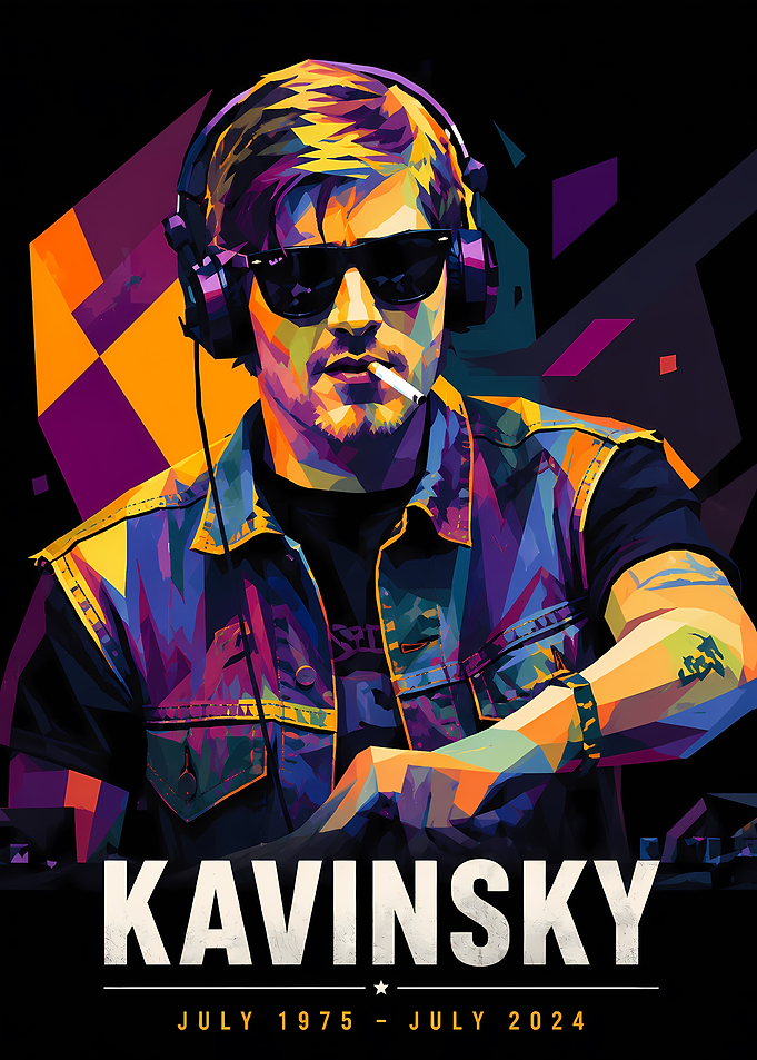 Kavinsky Pop Art Portrait Poster