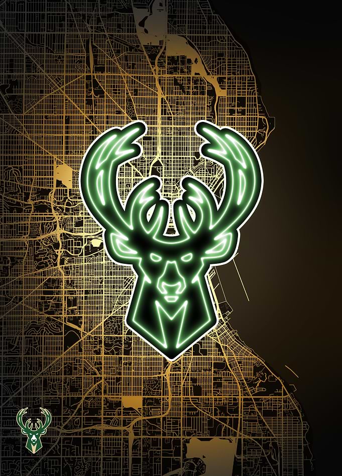 Milwaukee Map: Bucks Pride