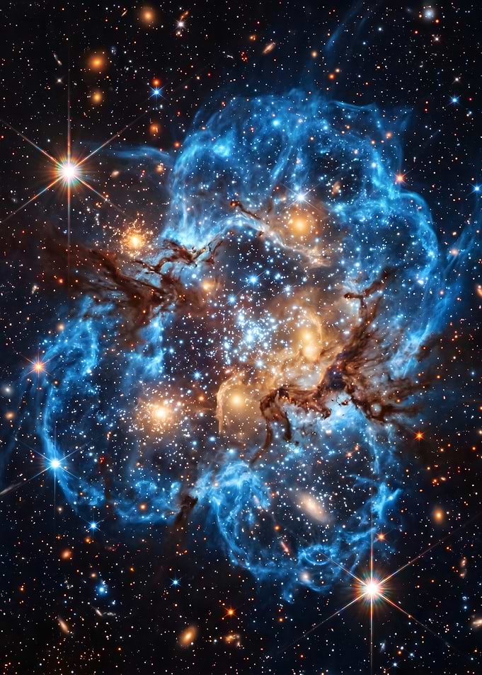 Vibrant Nebula in Deep Space