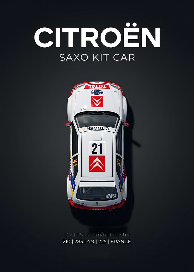 Citroen Saxo Kit Car Poster