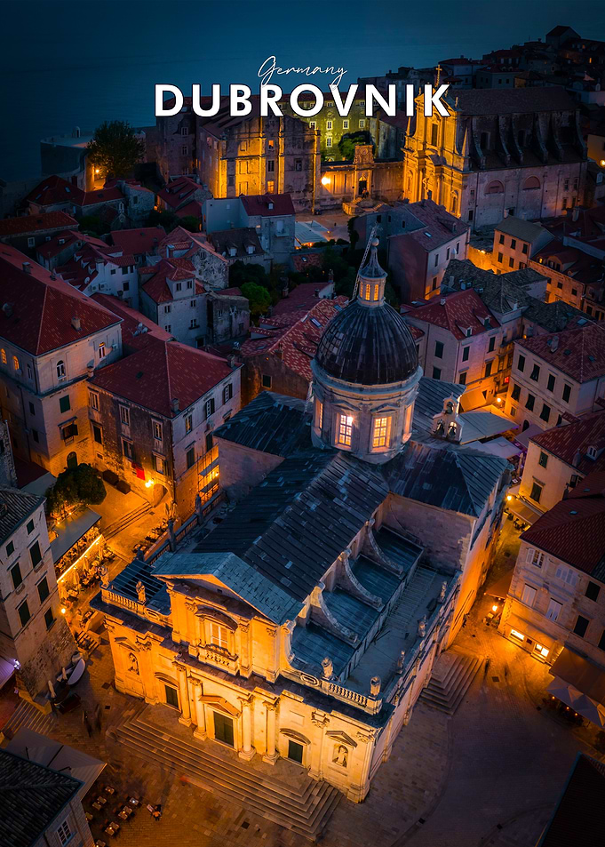 Dubrovnik Old Town at Night