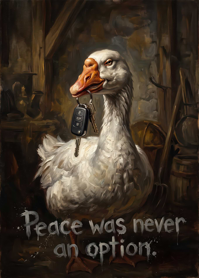 Peace Was Never An Option Goose